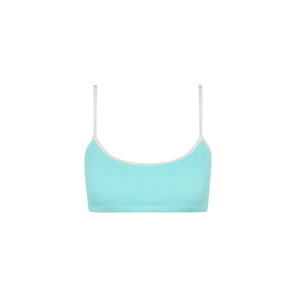 Kulani Kinis: Calypso Blue Swim Tank Bikini Top
