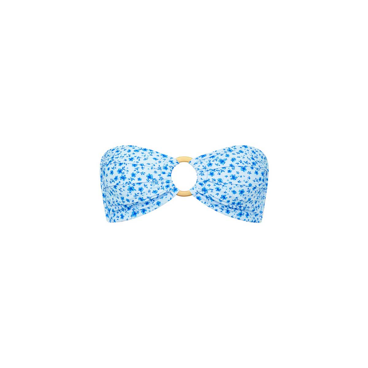 Kulani Kinis: Dream Flower Strapless Bandeau Bikini Top