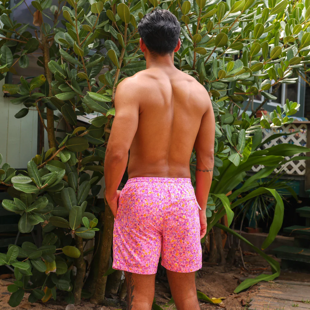 Kulani Kinis: Men's Gelato Bloom Swim Trunks