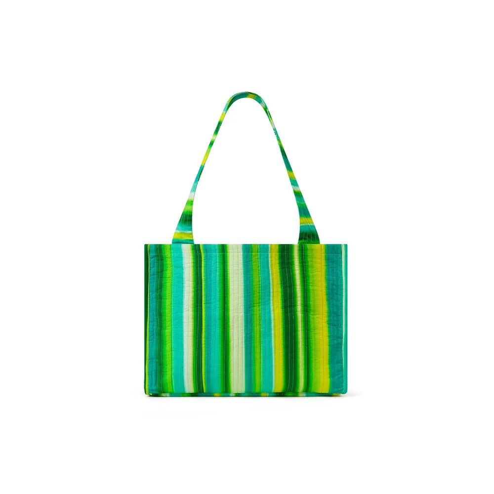 Kulani Kinis: Neon Splice Quilted Tote Bag