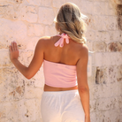 Kulani Kinis: Pink Sorbet Lola Knit Halter Top