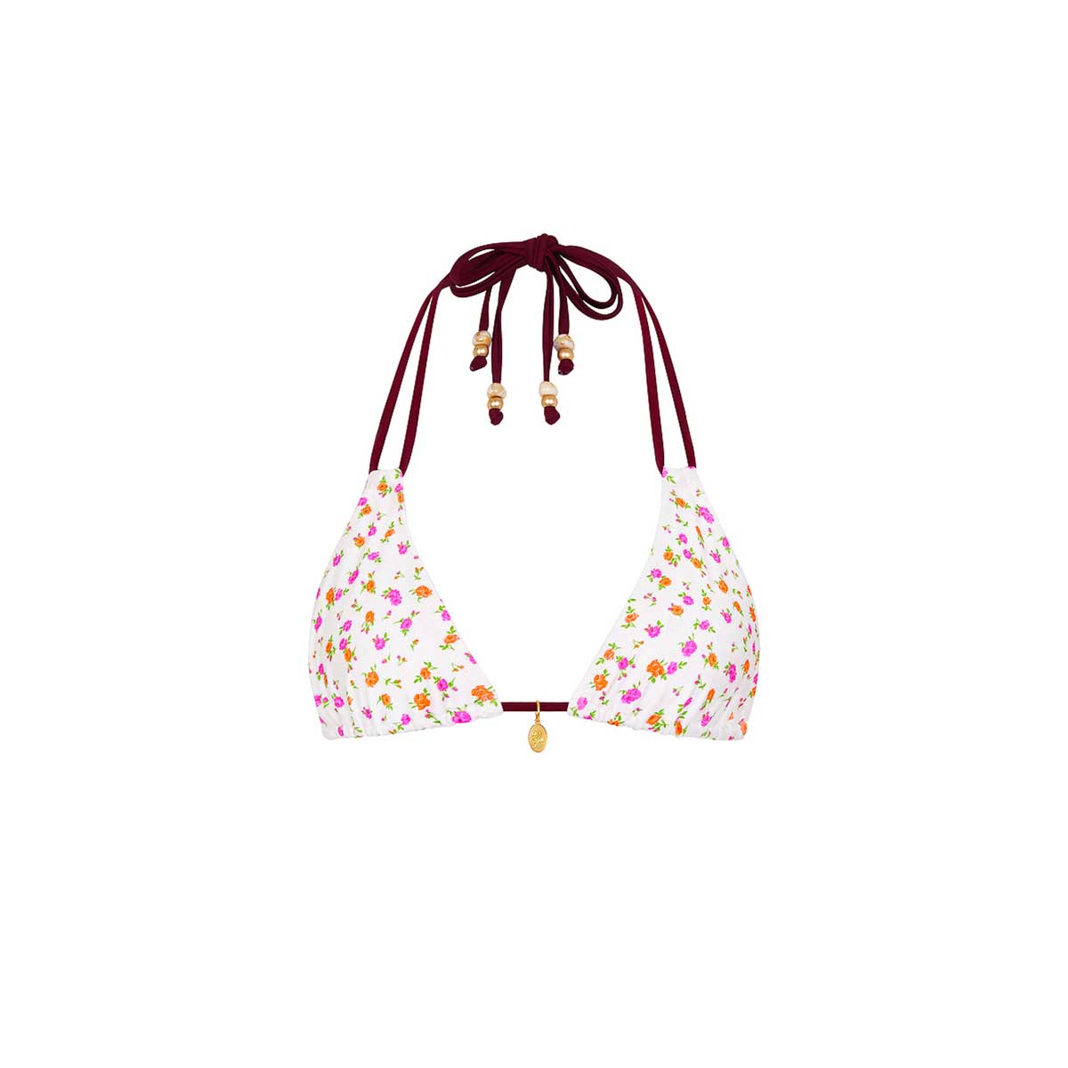 Kulani Kinis: Rosie Posie Halter Bralette Bikini Top