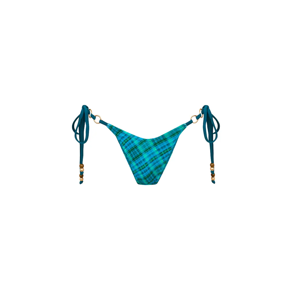 Kulani Kinis: Tropic Dip Trio Ring Cheeky Tie Bikini Bottom