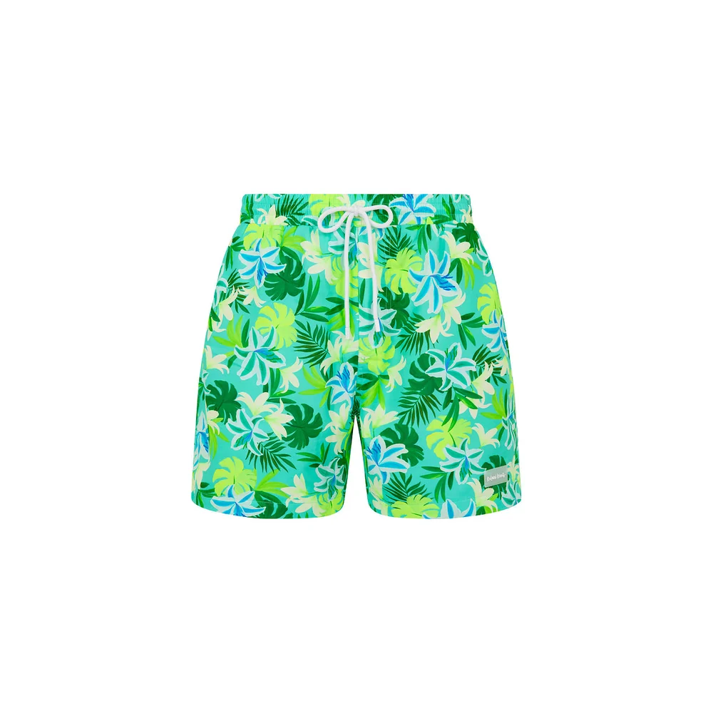 Kulanin Kinis: Men's Neon Splice Swim Trunks