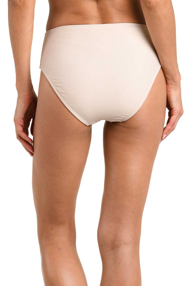 La Blanca Courtyard Palms Mid Waist Bikini Bottom, alternate view
