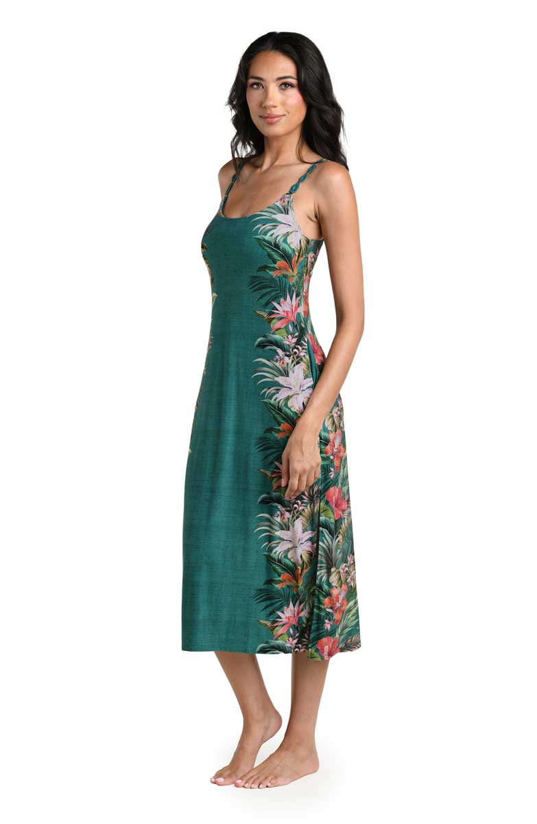 La Blanca: Courtyard Palms Midi Dress