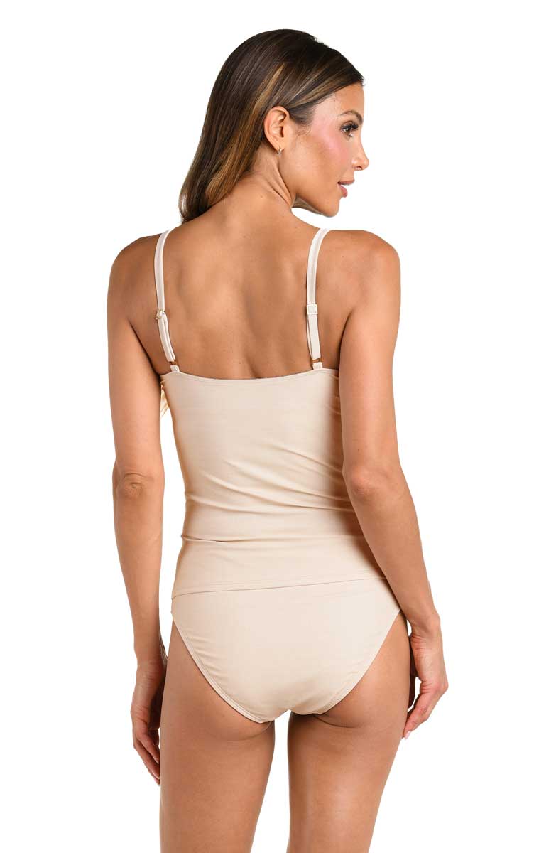 La Blanca: Courtyard Palms Over The Shoulder Tankini