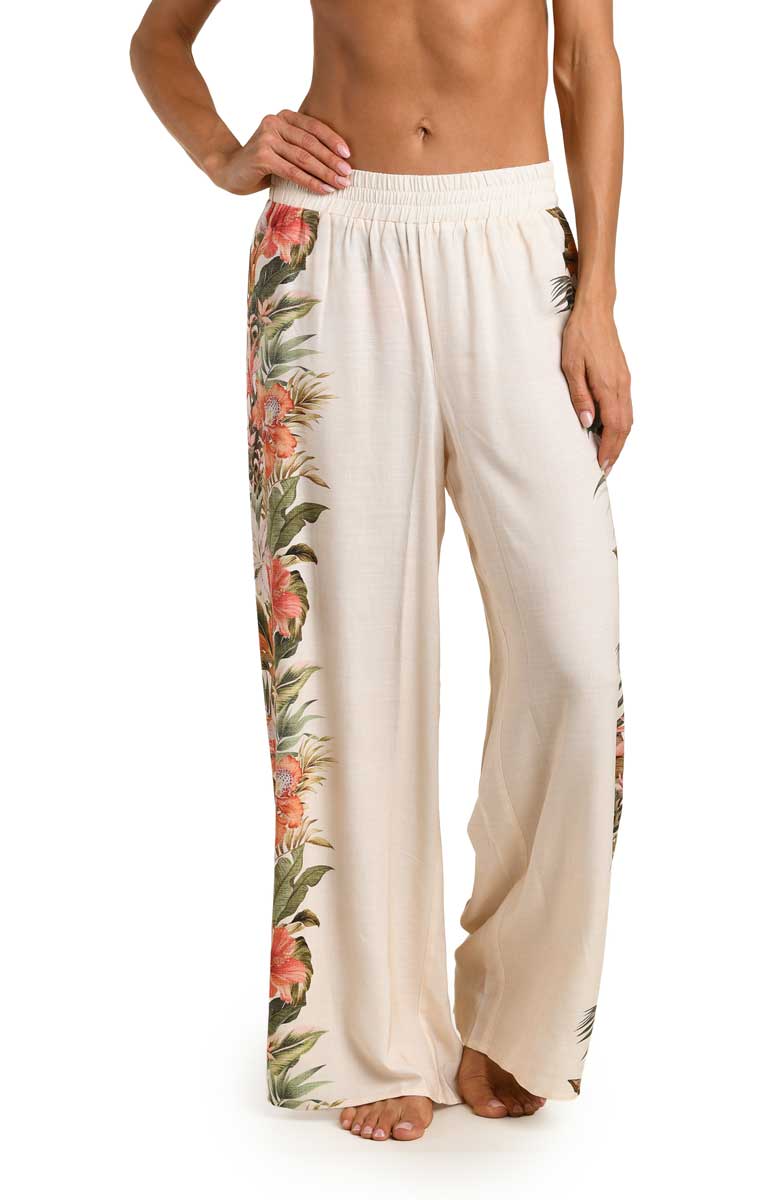 La Blanca: Courtyard Palms Pant