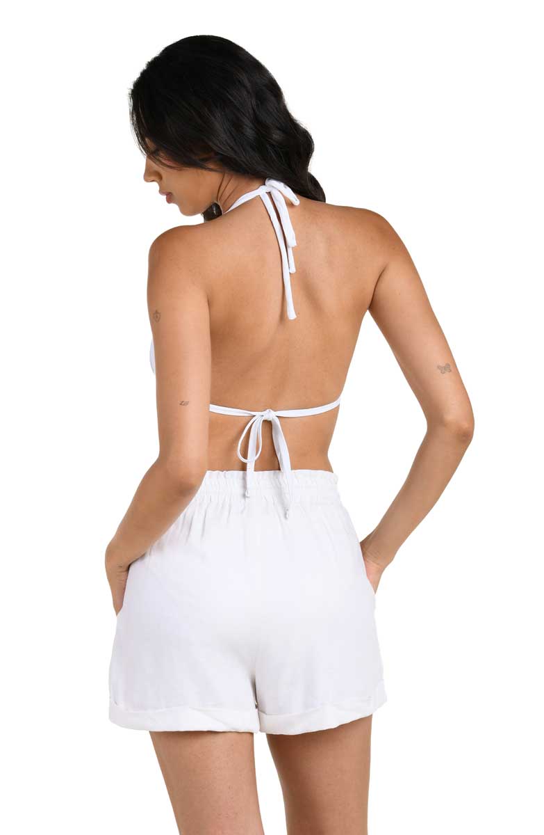 La Blanca: Delphine Coast Beach Shorts - WHITE