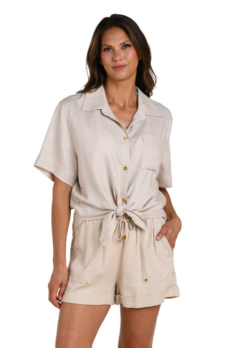 La Blanca: Delphine Coast Button Up Shirt