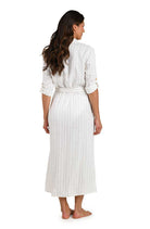 La Blanca: Delphine Coast Linen Button Up Shirt Dress