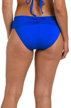 La Blanca: Island Goddess Shirred Band Hipster Bottom - LAPIS