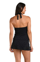 La Blanca: Mantra Medallion HalterTankini Top