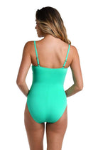 La Blanca: One Piece Island Goddess Solid Lingerie Mio - SEAFOAM