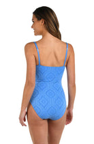 La Blanca: One Piece Mantra Medallion Lingerie Mio - CHAMBRAY