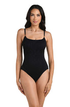 La Blanca: One Piece Mantra Medallion Lingerie Mio