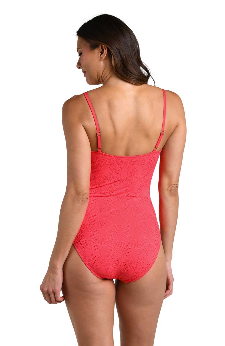 La Blanca: One Piece Shellbound Lingerie Mio