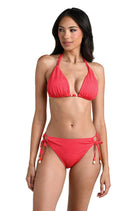 La Blanca: Shellbound Halter Triangle Top