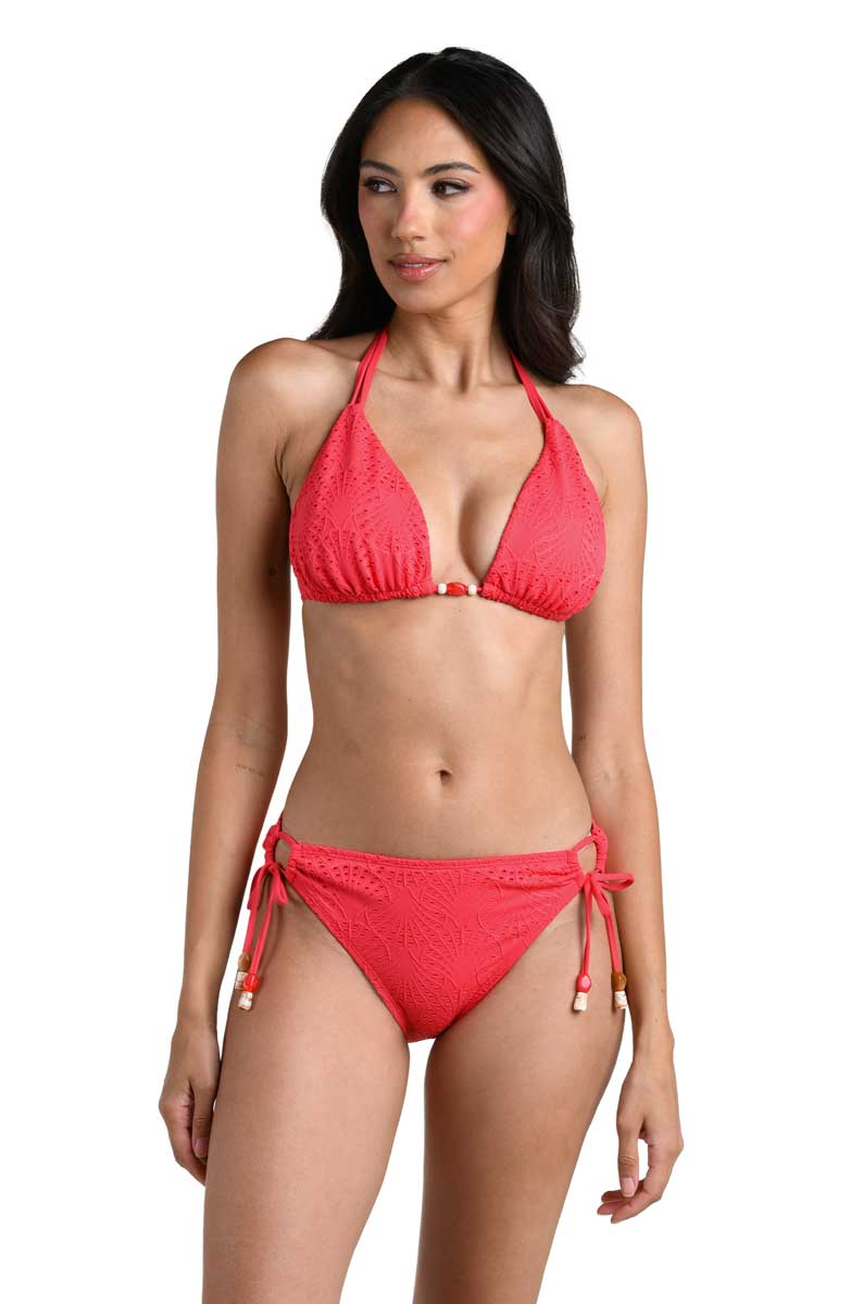La Blanca: Shellbound Halter Triangle Top