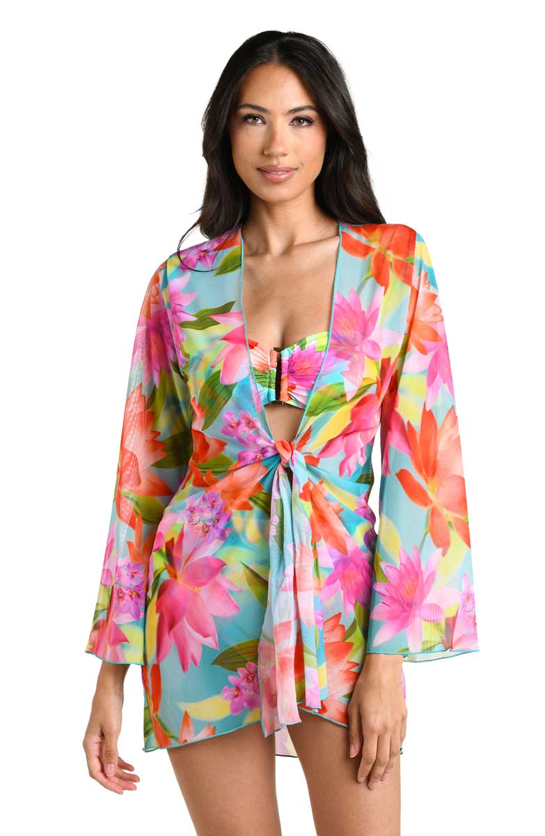 La Blanca: Sunset Botanica Kimono