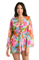 La Blanca: Sunset Botanica Kimono