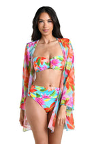La Blanca: Sunset Botanica Kimono