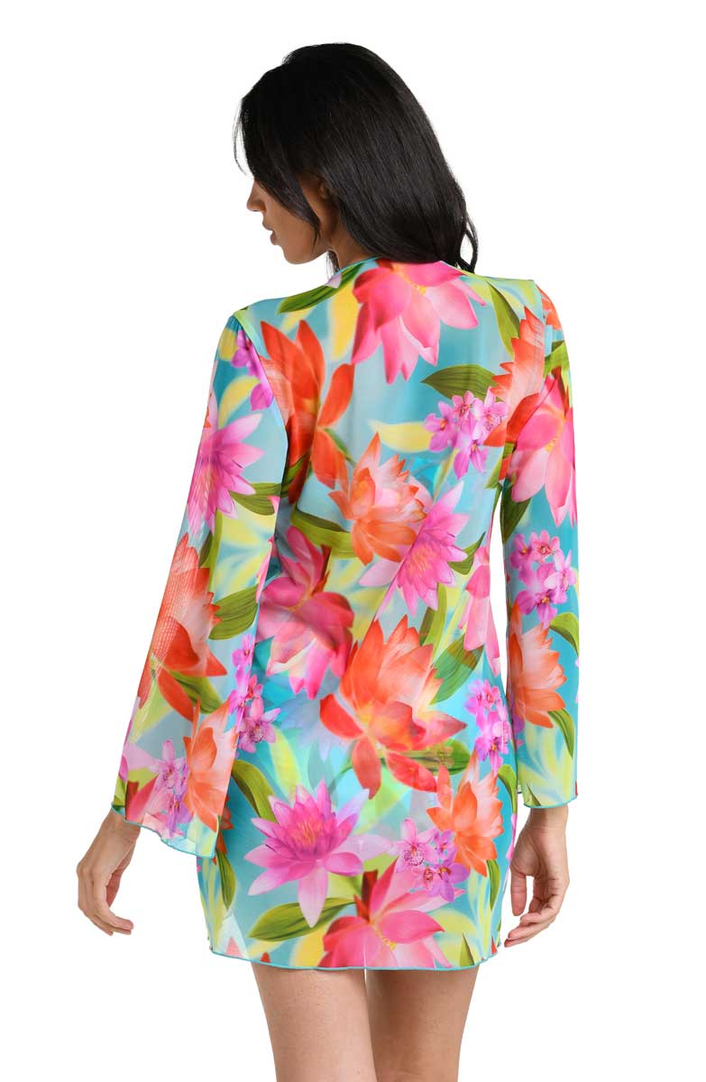 La Blanca: Sunset Botanica Kimono