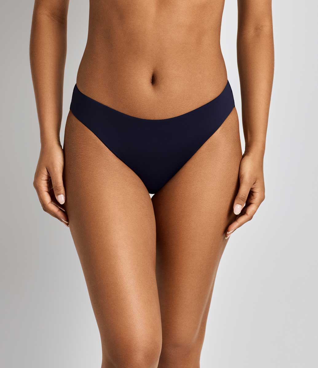 Lauren: Beach Club Solids Midrise Bikini Bottom