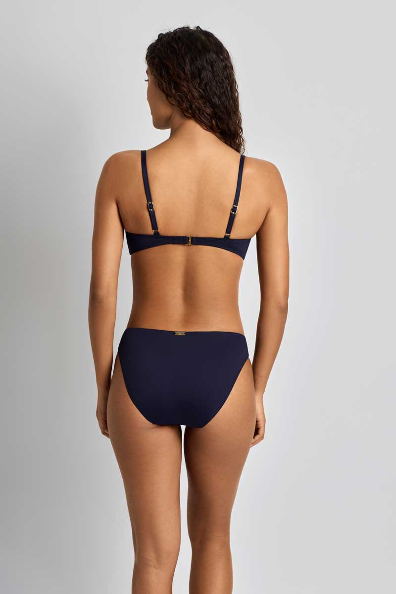 Lauren: Beach Club Solids Notch Underwire Bra Top