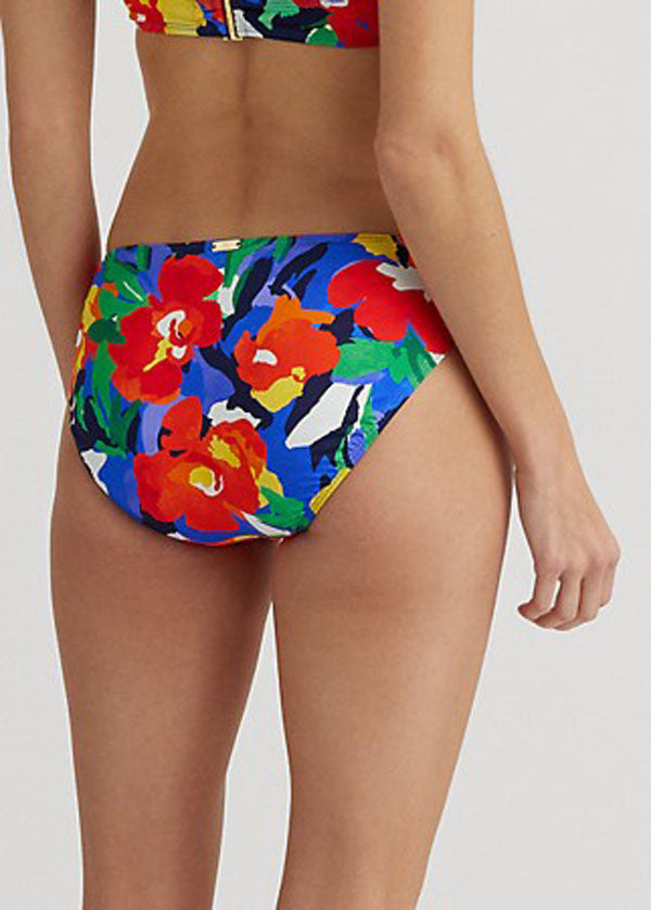 Lauren: Bold Abstract Floral Hipster Bikini Bottom
