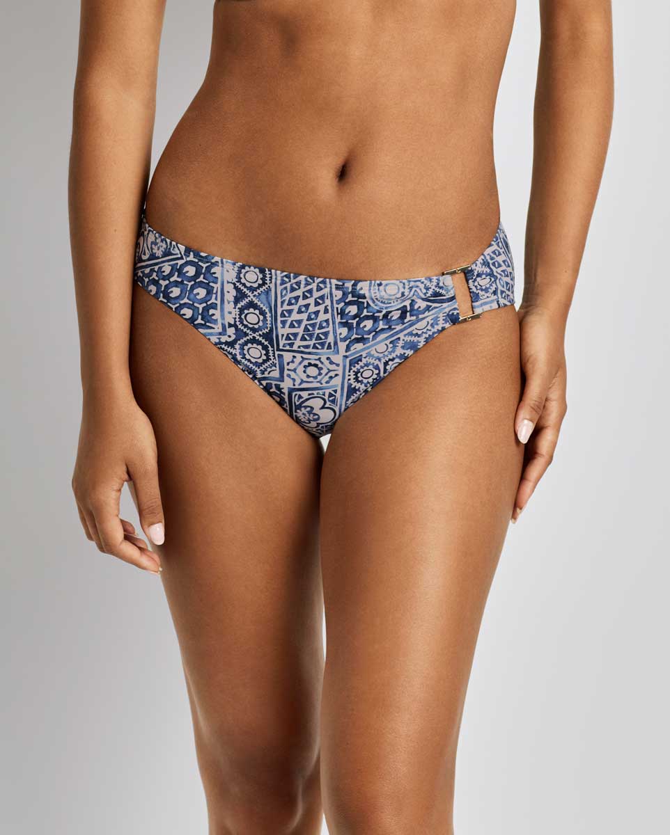 Lauren: Watercolor Tiles Ring Hipster Bikini Bottom