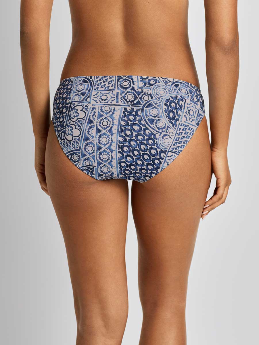 Lauren: Watercolor Tiles Ring Hipster Bikini Bottom
