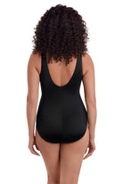 Longitude: One Piece Jungle Boogie Long Torso Side Tie Surplice Swimsuit