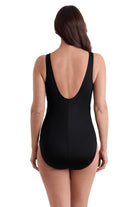 Longitude: One Piece Tinseltown Long Torso Wrap Sash Tank Swimsuit