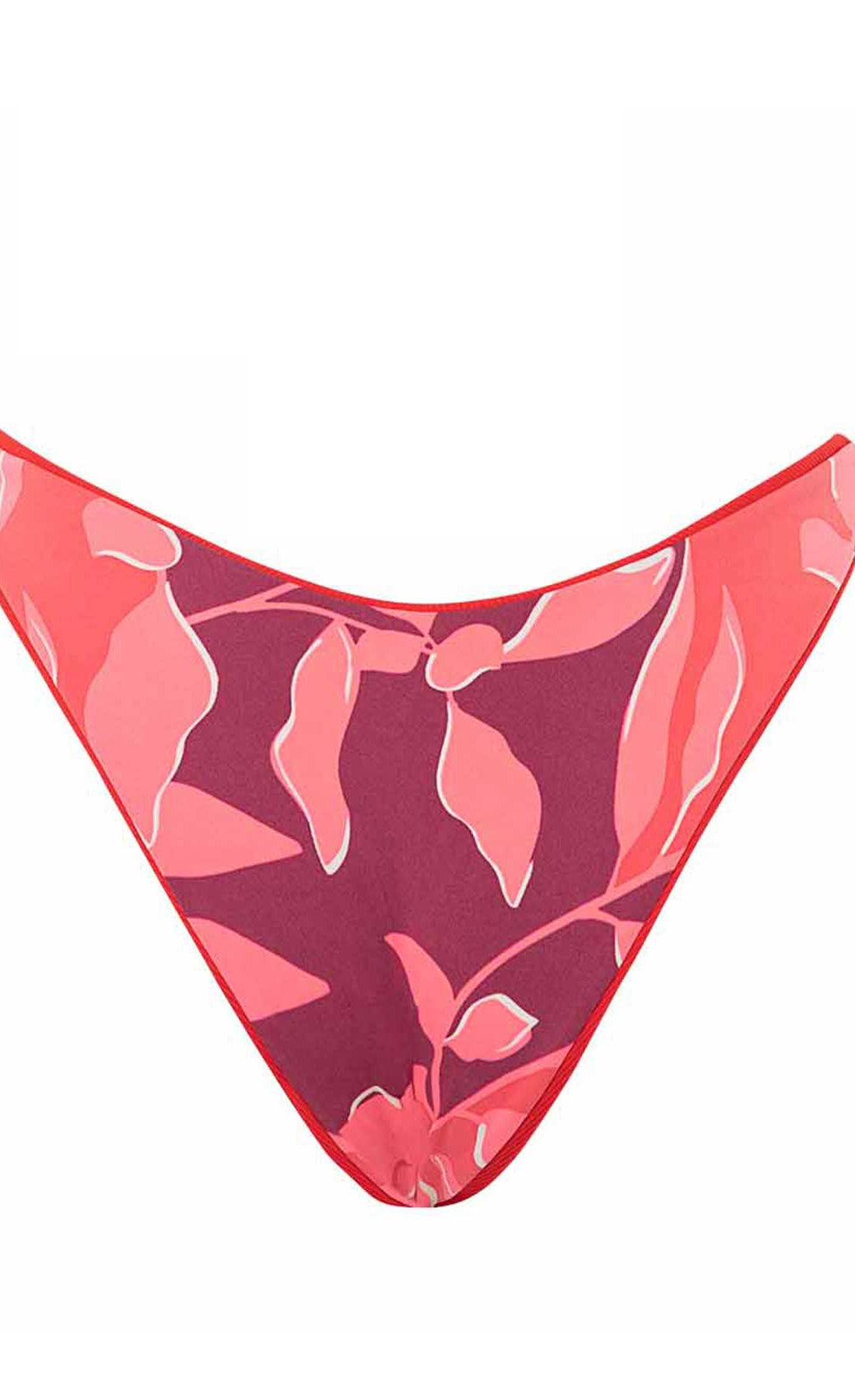 Maaji: Scarlet Red Splendour High Leg Bikini Bottom