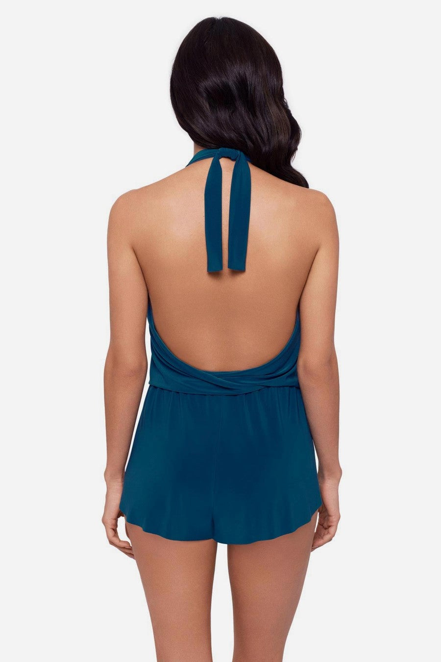 Magicsuit: One Piece Solid Bianca Halter Romper