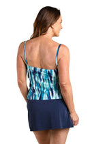 Maxine: Crystal Reflections Double Tiered Tankini Top