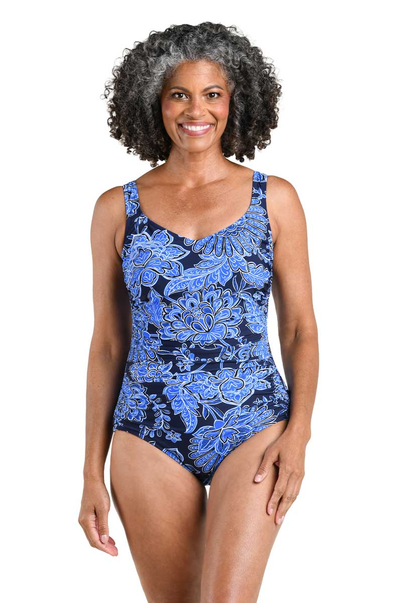 Maxine: One Piece Beyond The Atlantic V-Neck Swimsuit