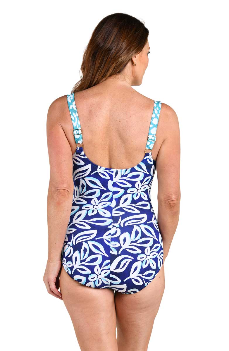 Maxine: One Piece Into The Lagoon Over The Shoulder Maillot