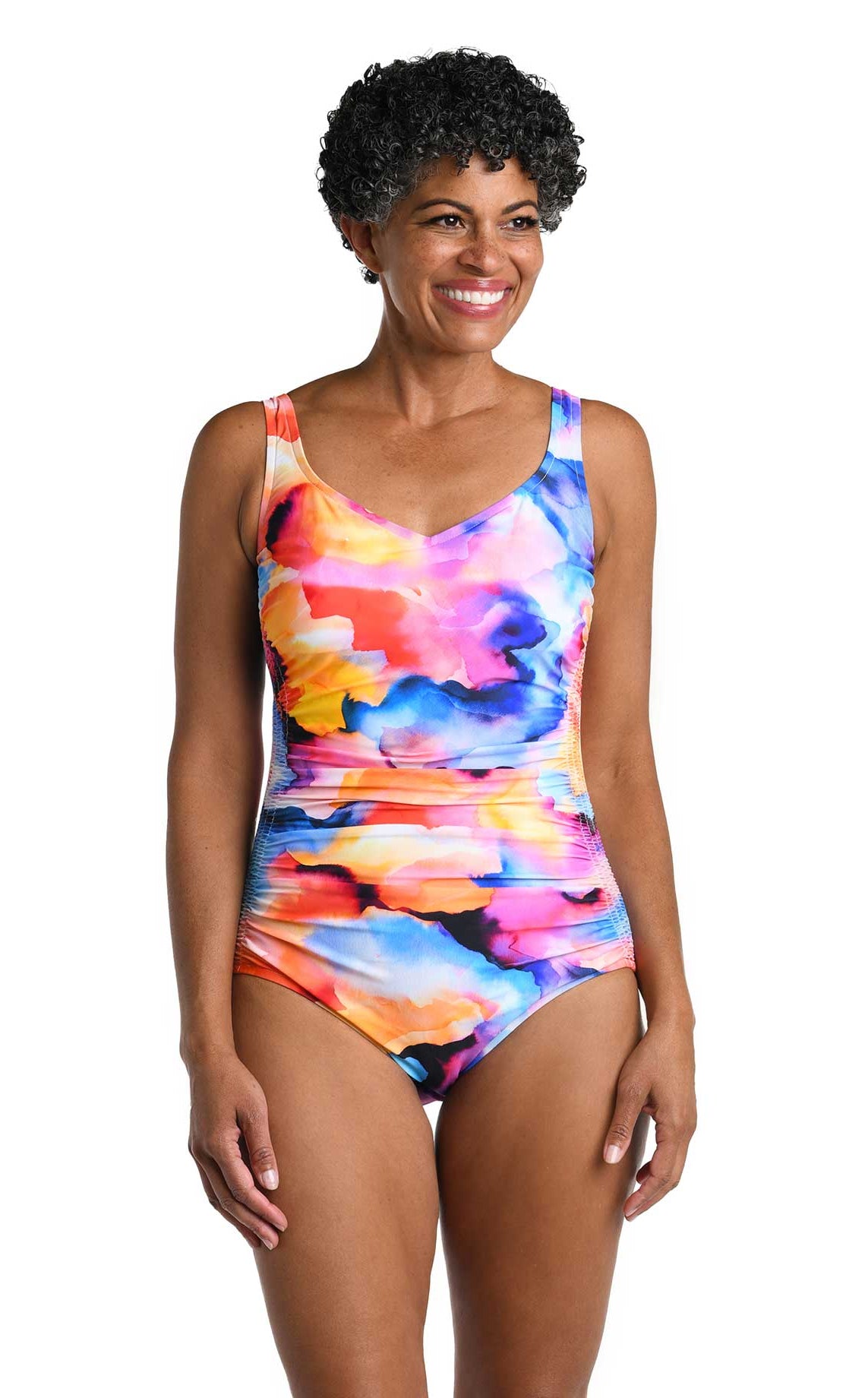 Maxine: One Piece Watercolor Bliss Over The Shoulder Mio
