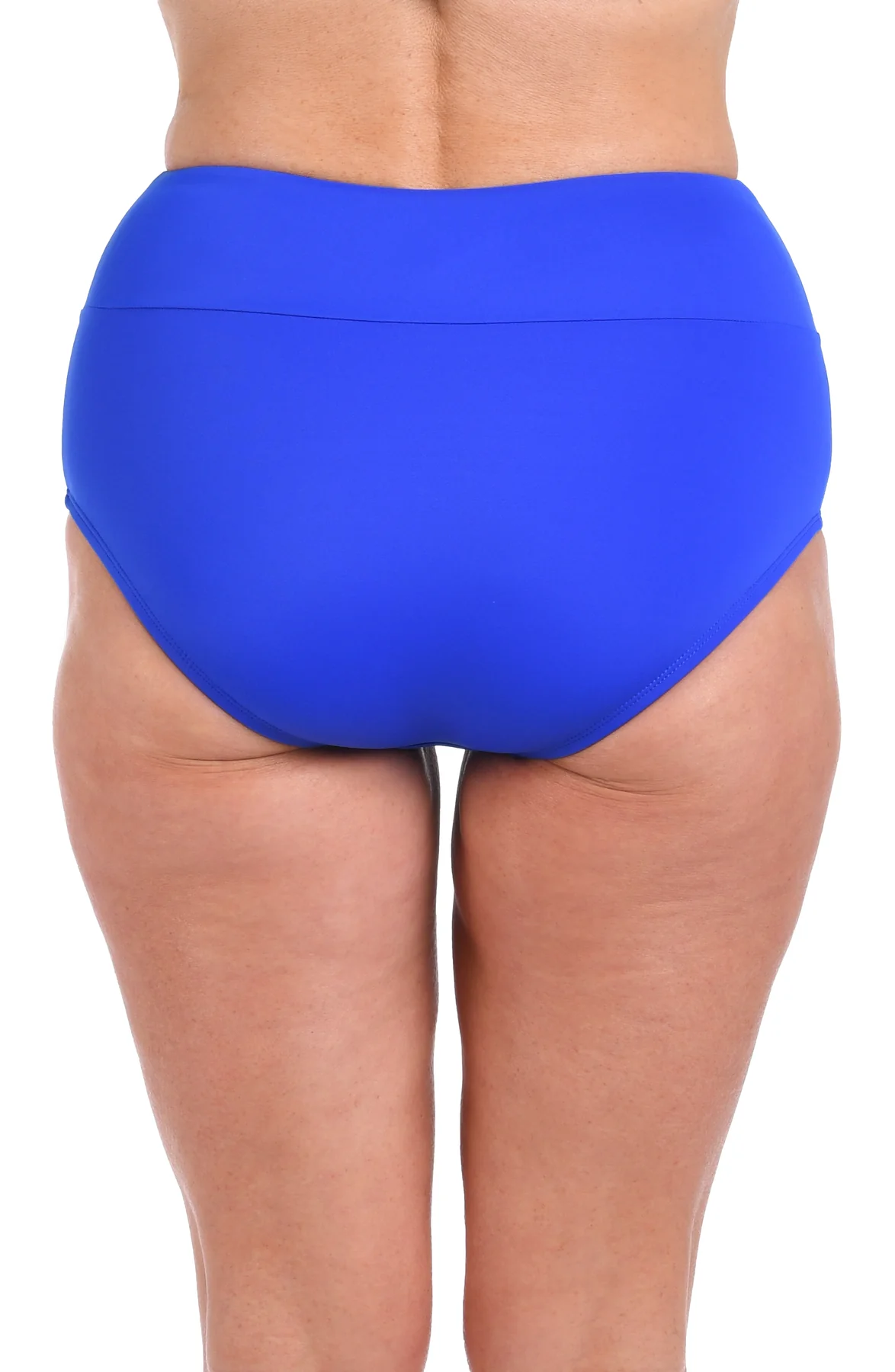 Maxine: Solid Wide Band Full Bottom - COBALT