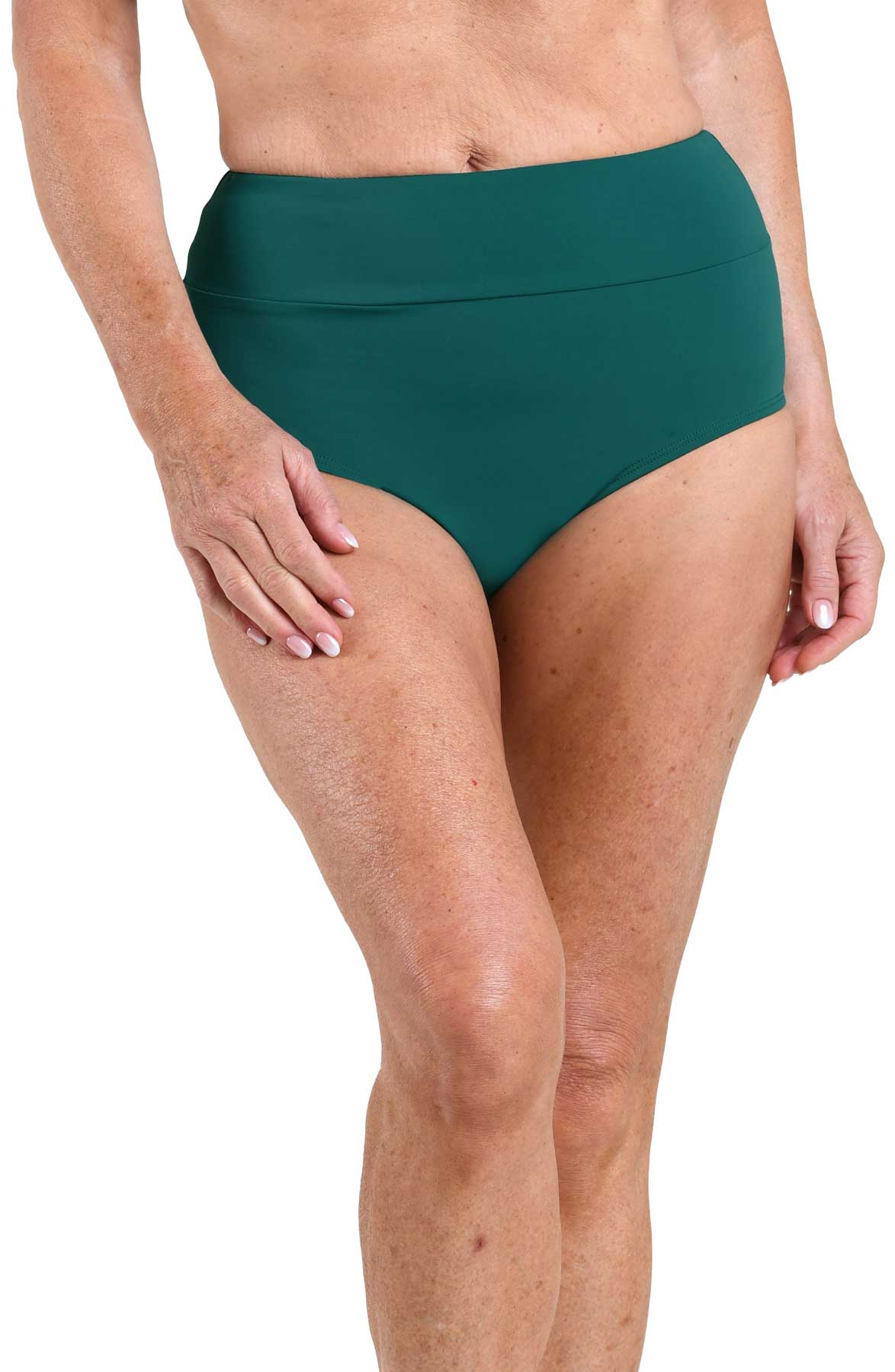 Maxine Solid Wide Band Full Bottom in Jungle
