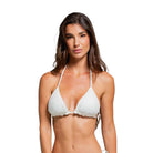 Mayan Shades In Block Reversible Triangle Bra Top