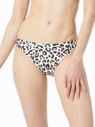 Michael Michael Kors: Shimmer Cheetah Classic Bikini Bottom