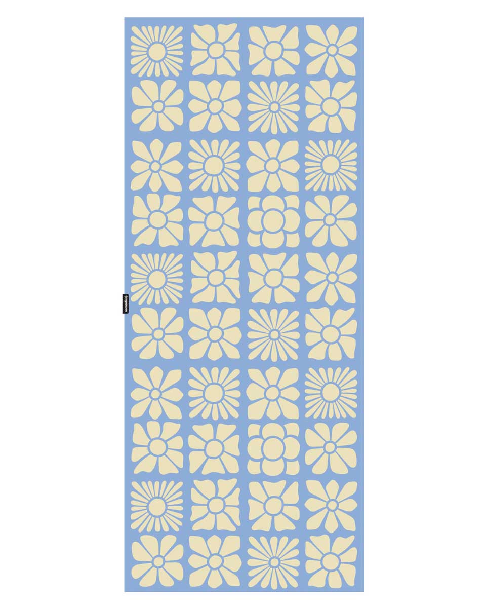 Nomadix: Flowerbed Coastal Blue Towel