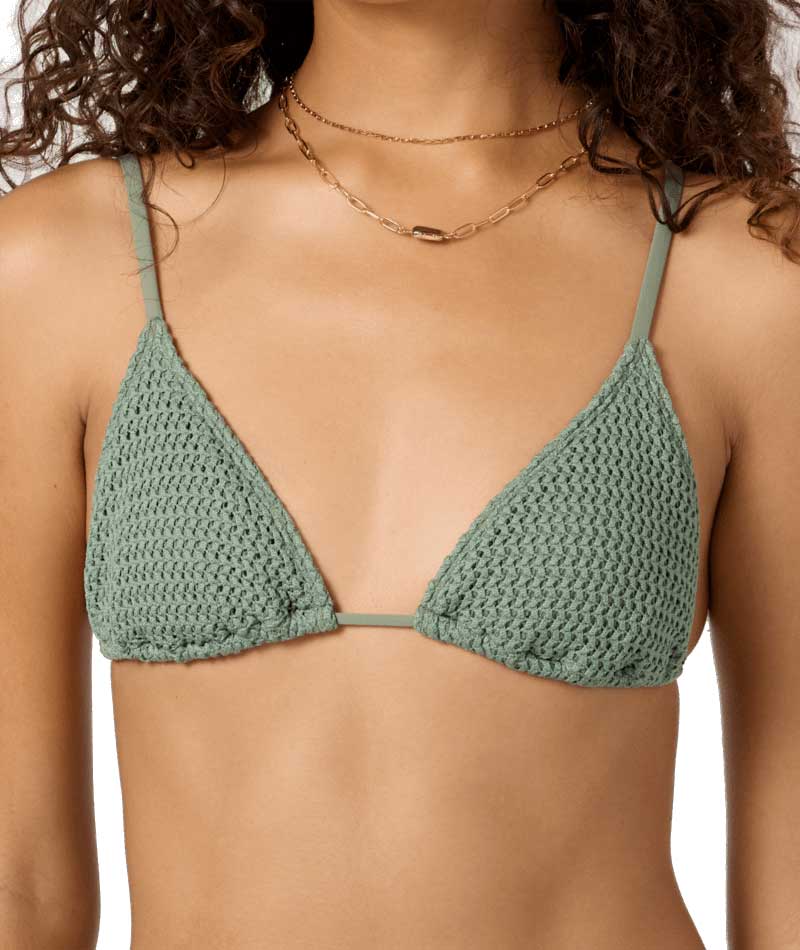 O'Neill: Coastal Cove Solid Cayo Triangle Bikini Top