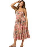 O'Neill: Ester Camella Woven Midi Dress