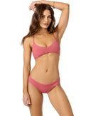 O'Neill: Saltwater Solids Rib Huntington Bralette Bikini Top