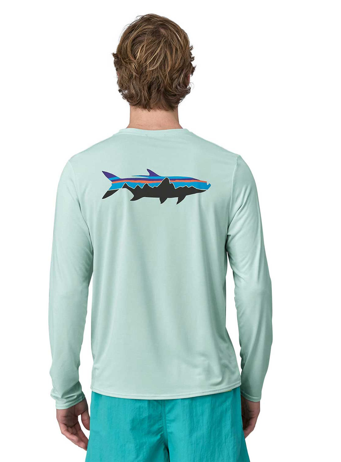 Patagonia: Men's Capilene Long Sleeve Cool Daily Graphic Shirt