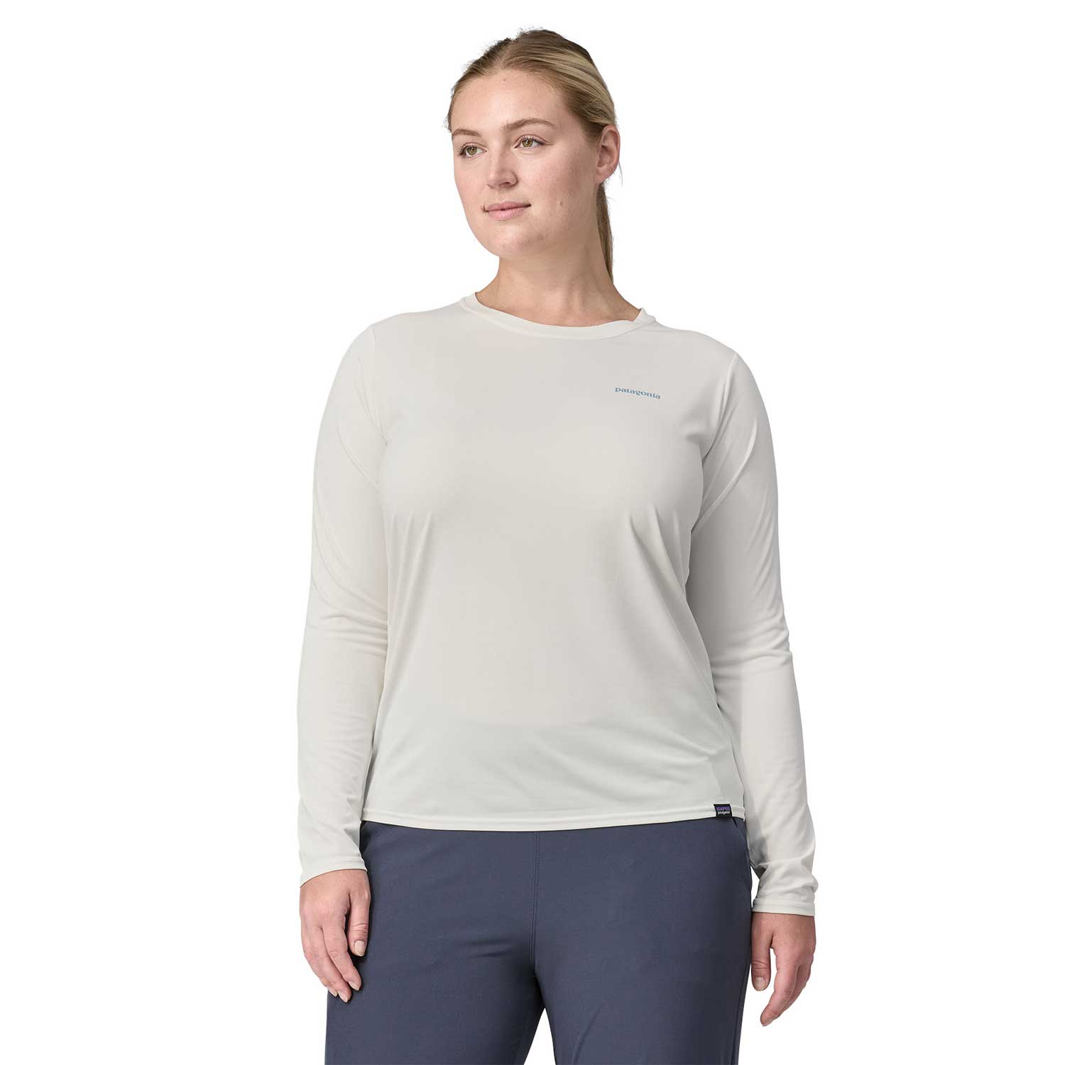 Patononia: Women's Long-Sleeved Capilene Cool Daily Graphic Shirt Waters
